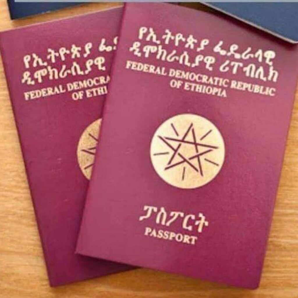 Ethiopian passport 